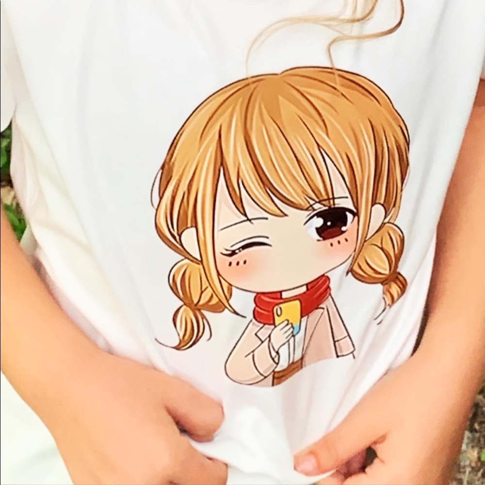 Brand New Side Medium (6/7) Girls Graphic Tee